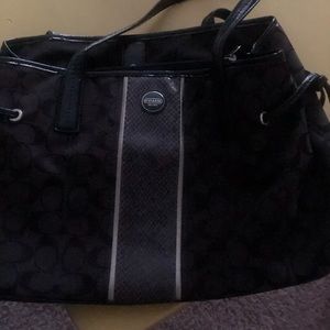 Real Black Coach Purse